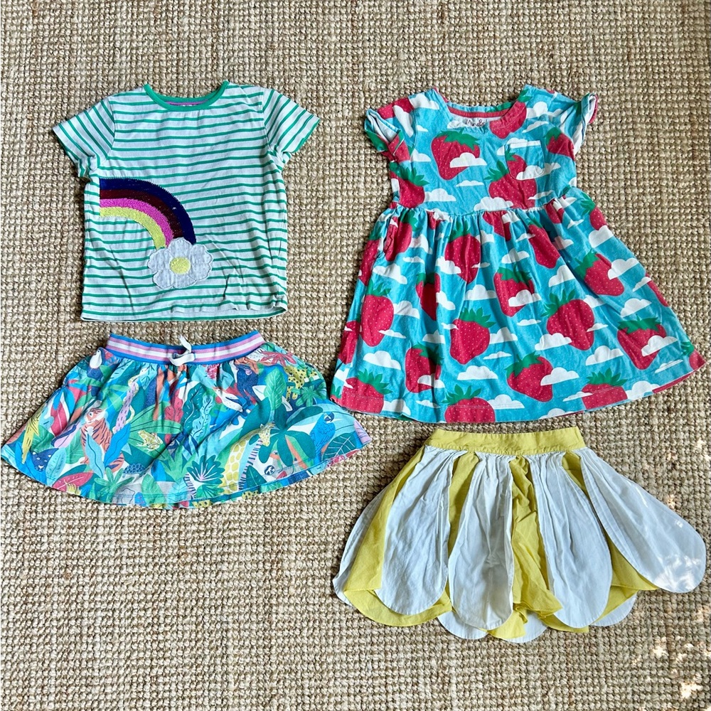 Mini Boden Colorful Kids Clothing Set size 5-6 and 6-7
